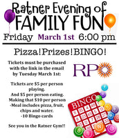RPO Bingo Event with Dinner